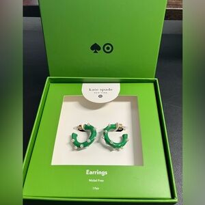 Kate Spade Emerald Green Studded Earrings
